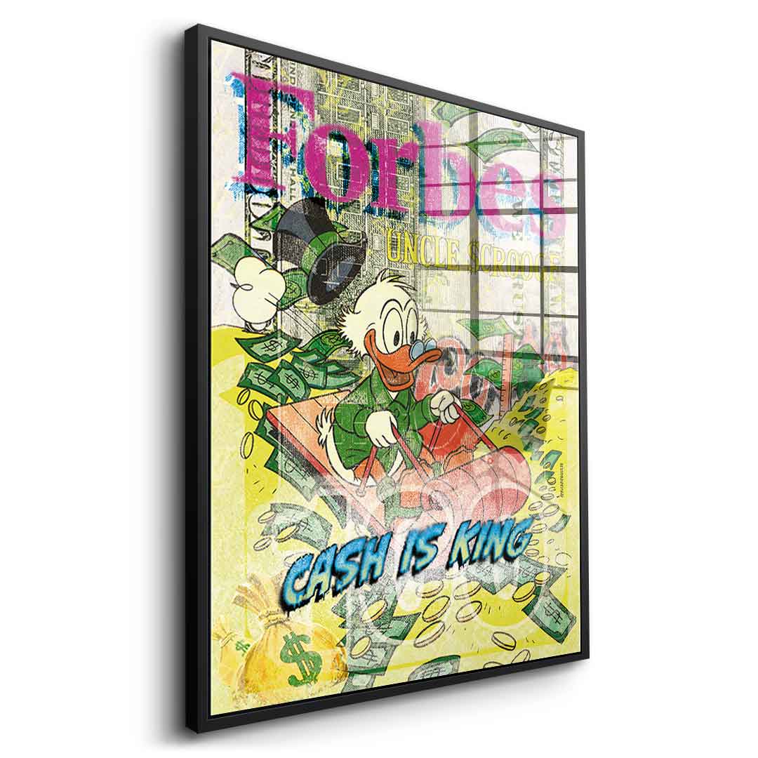 Cash is king - Acrylic glass