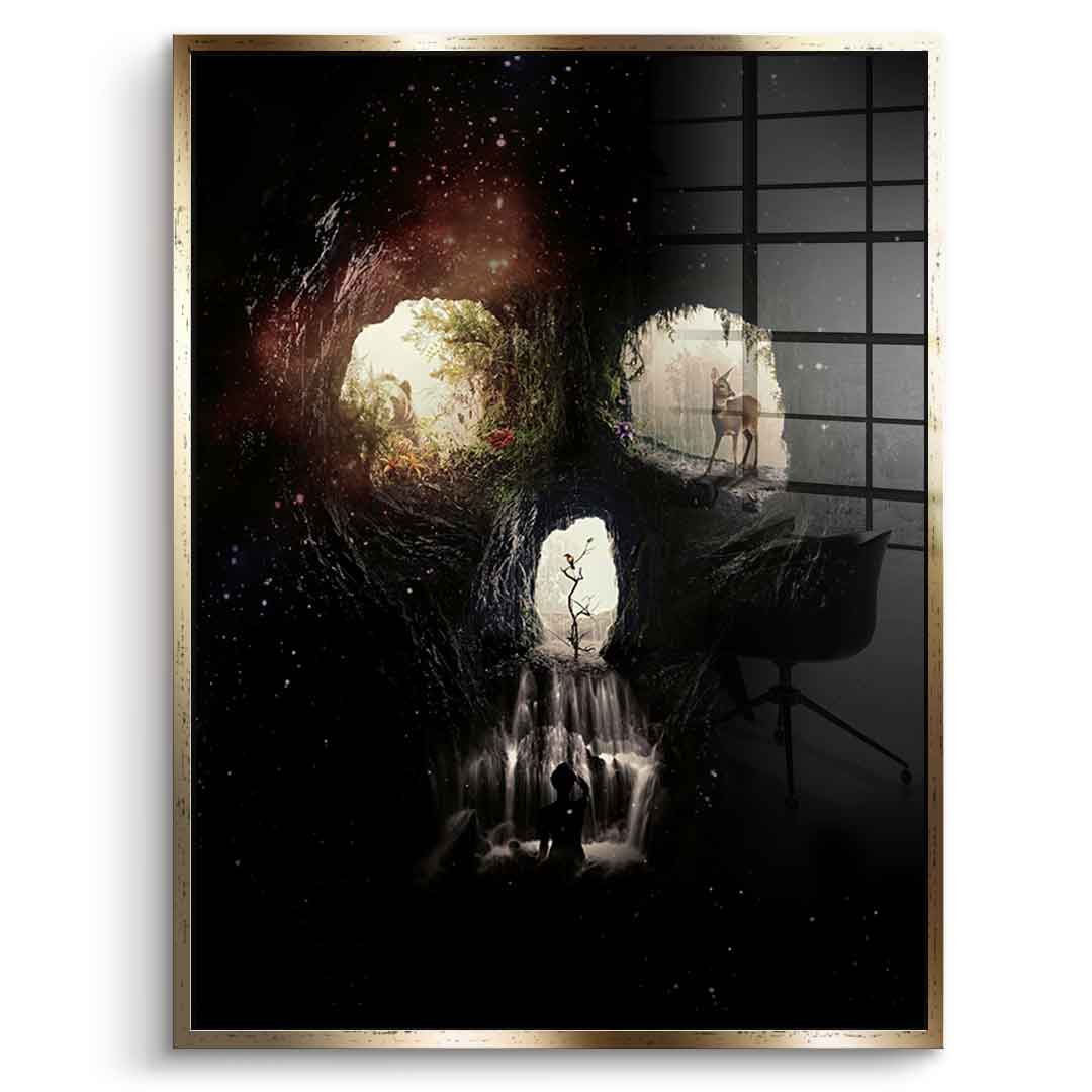 Cave Skull - Acrylglas