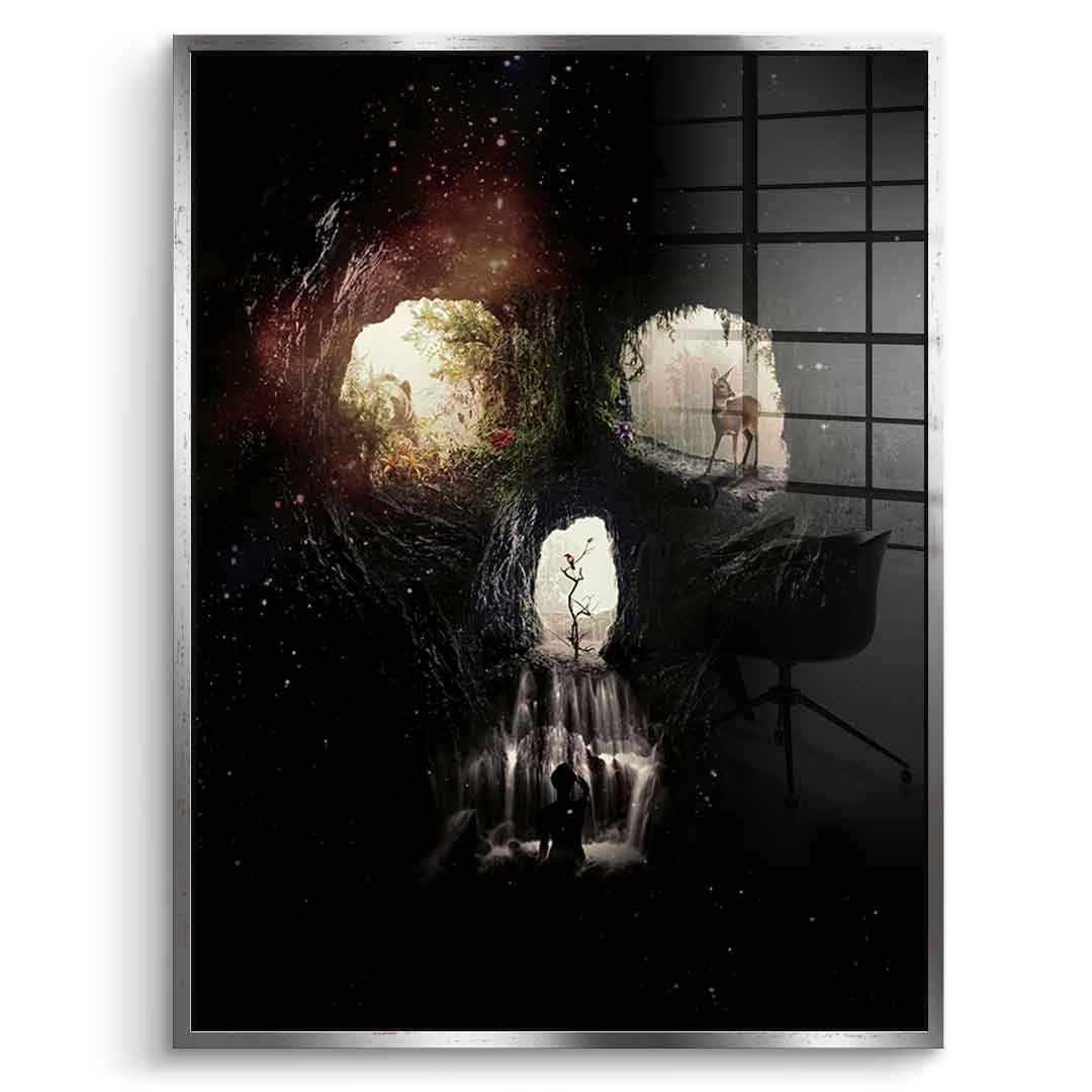 Cave Skull - Acrylic glass