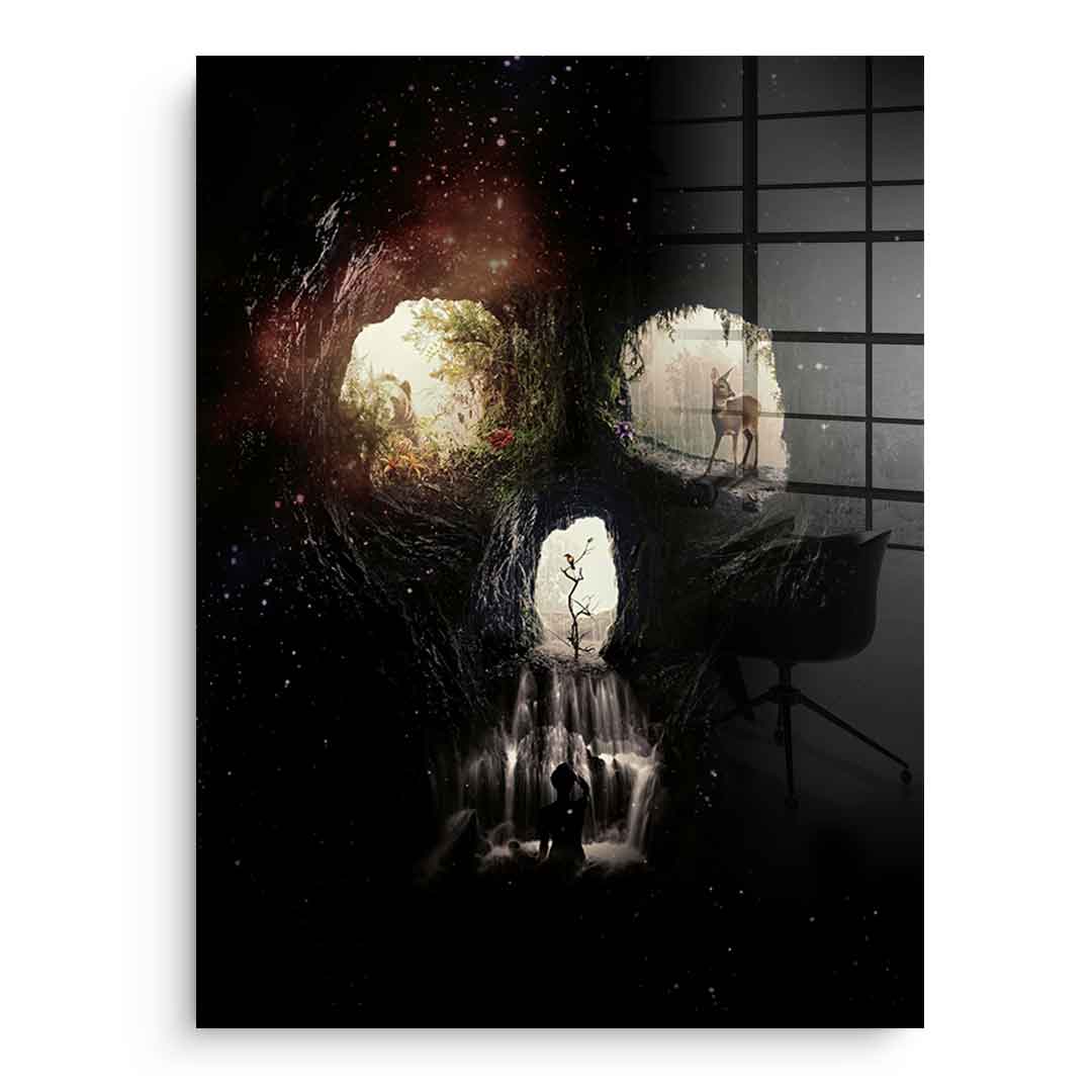 Cave Skull - Acrylic glass