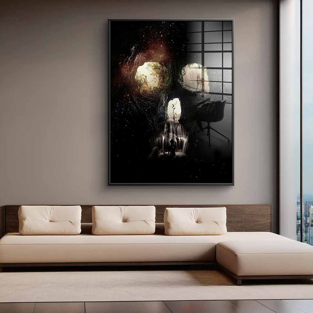 Cave Skull - Acrylic glass