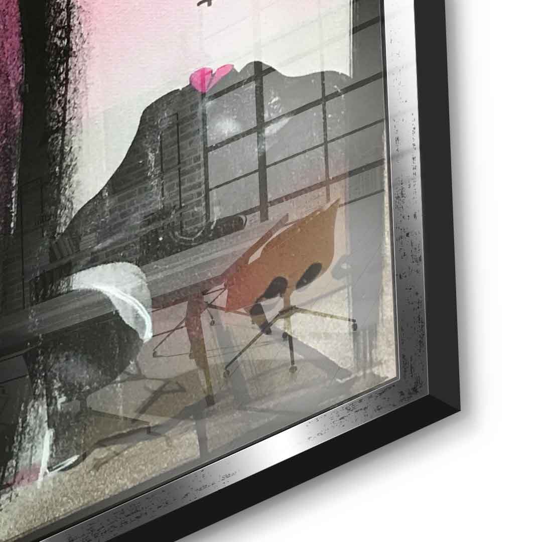 Rose Champagne - Acrylic glass