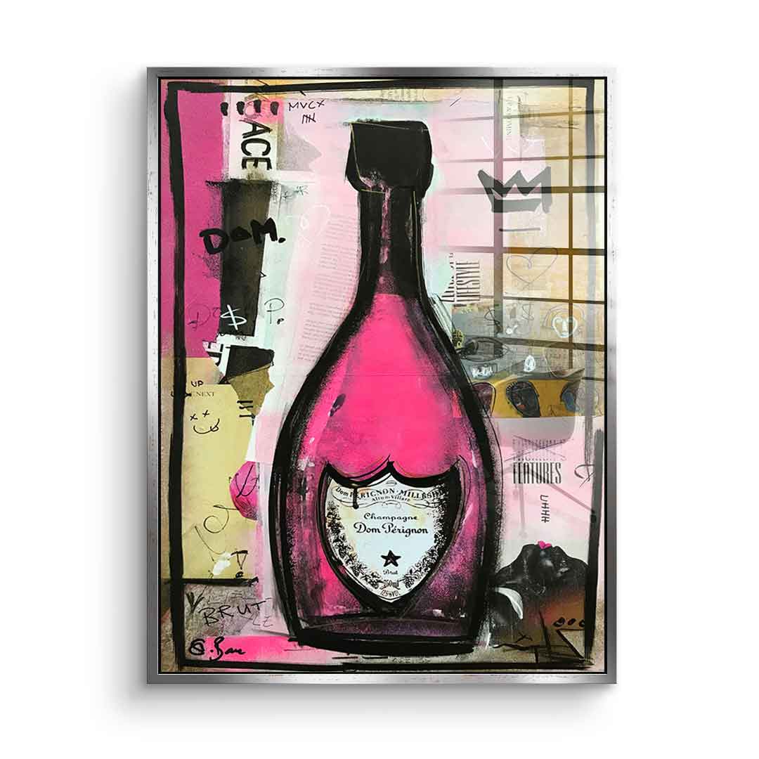 Rose Champagne - Acrylic glass