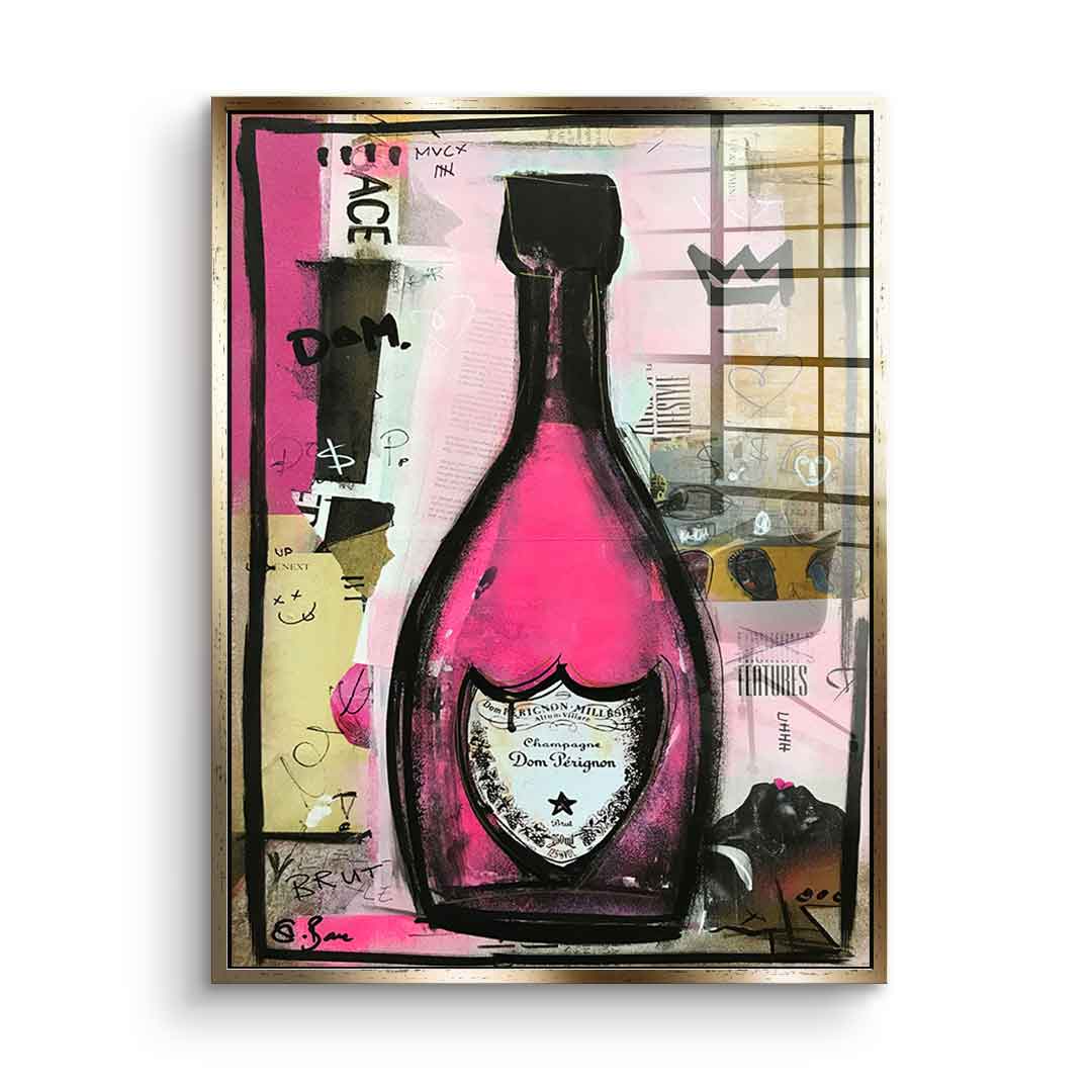 Rose Champagne - Acrylic glass