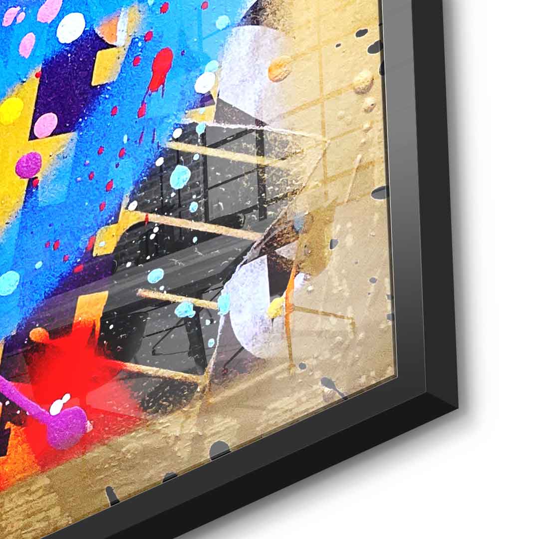 STREETY GOLD FRAGRANCE - Acrylic glass