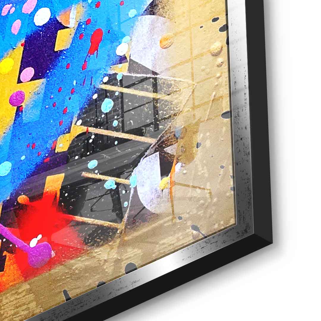 STREETY GOLD FRAGRANCE - Acrylic glass