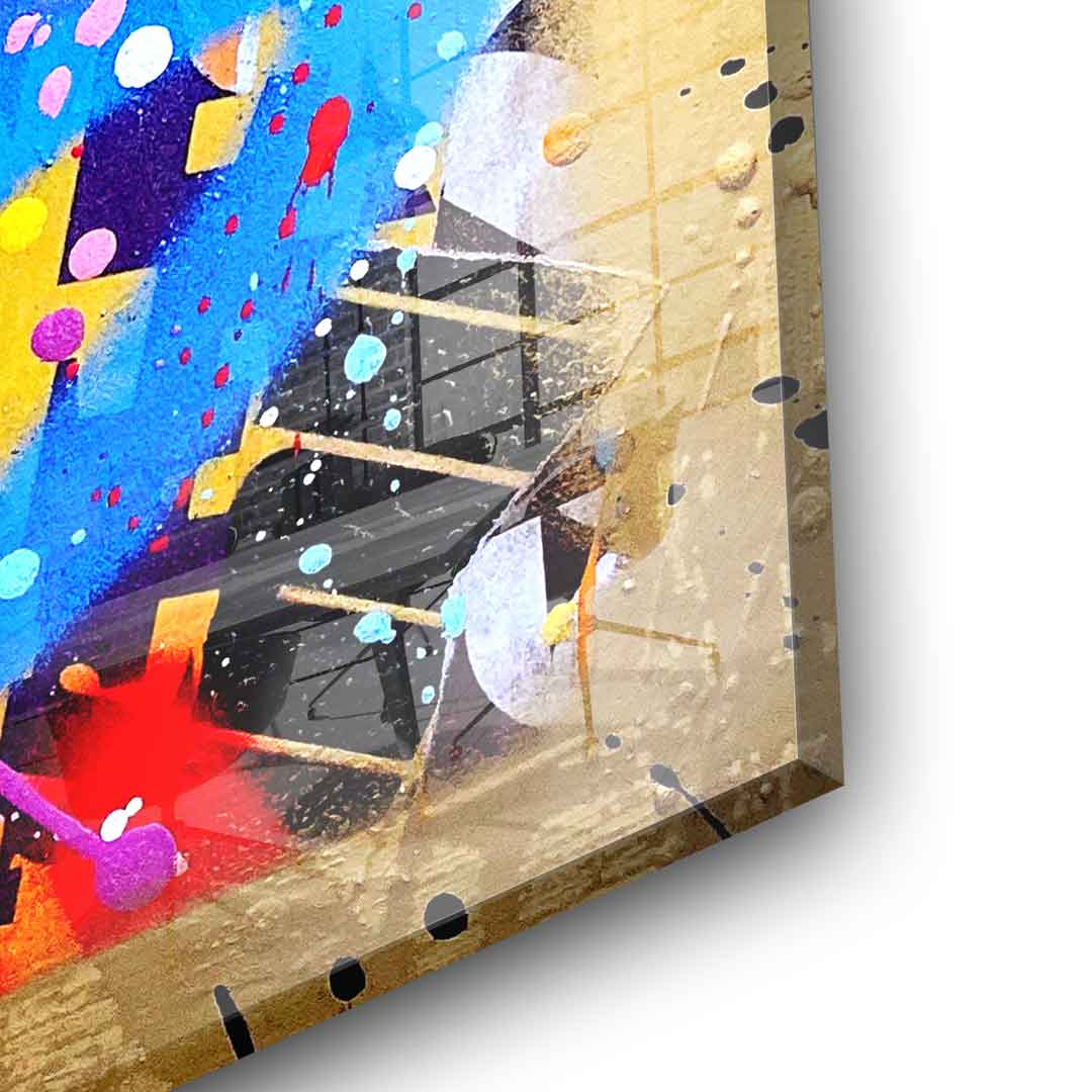 STREETY GOLD FRAGRANCE - Acrylic glass