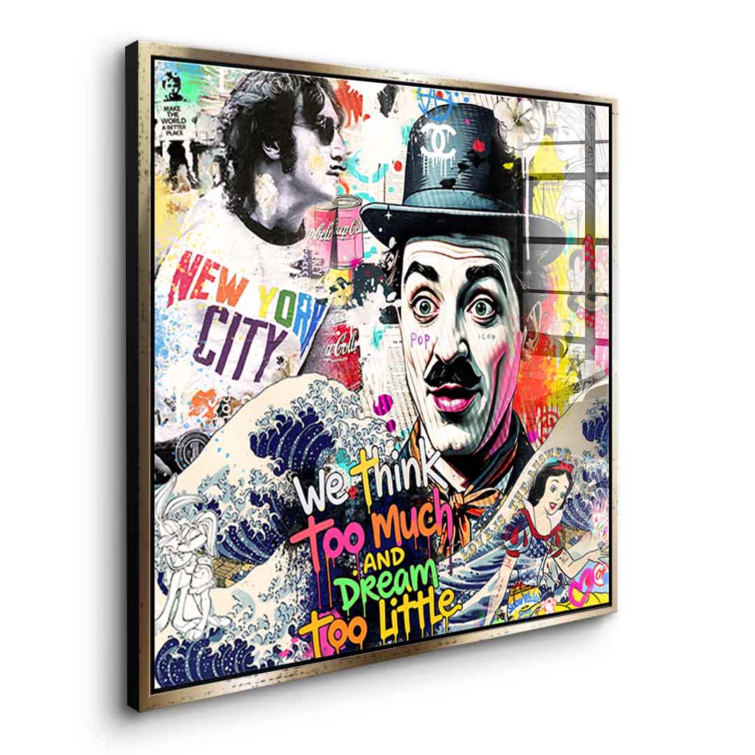 Chaplin Collage - Acrylic glass