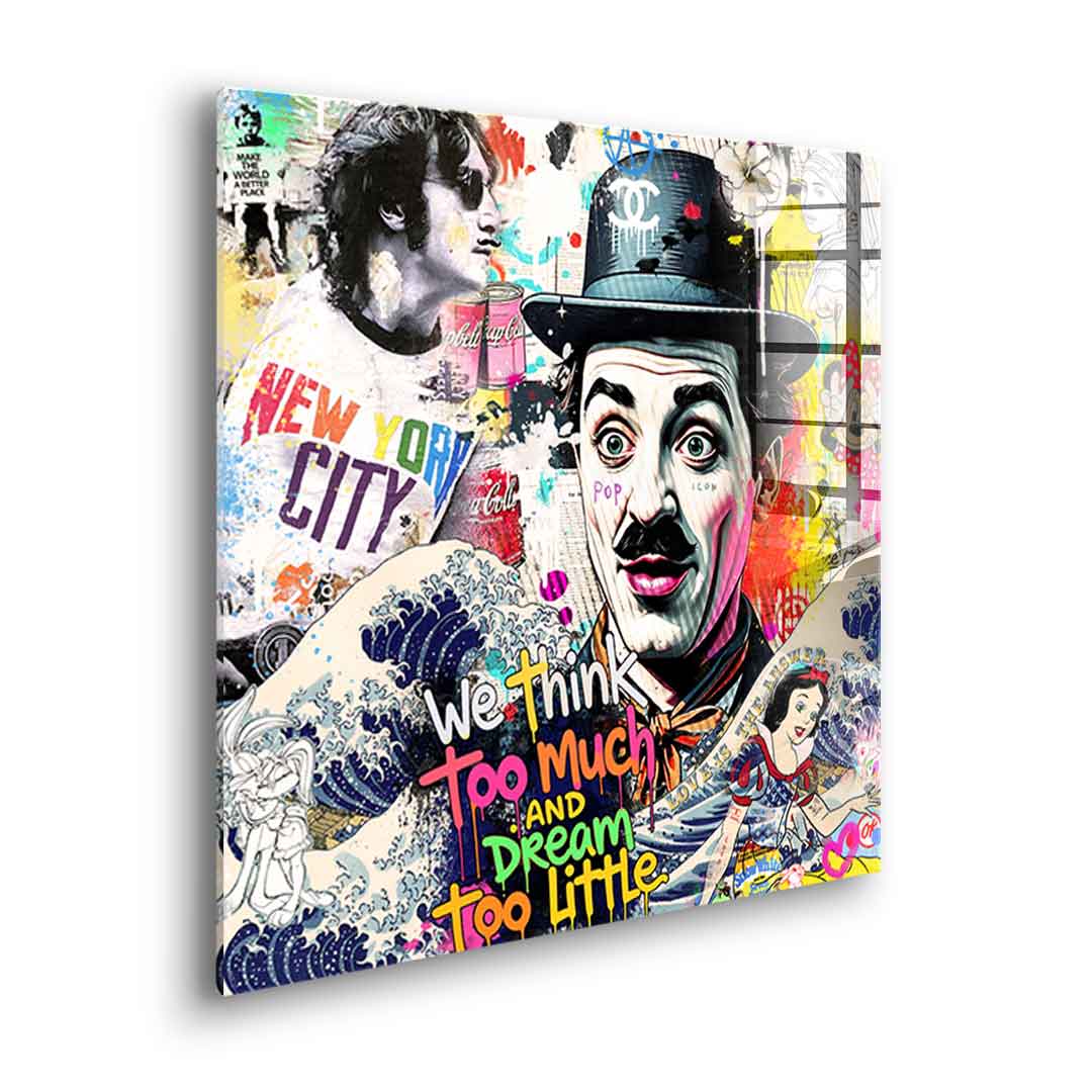 Chaplin Collage - Acrylic glass