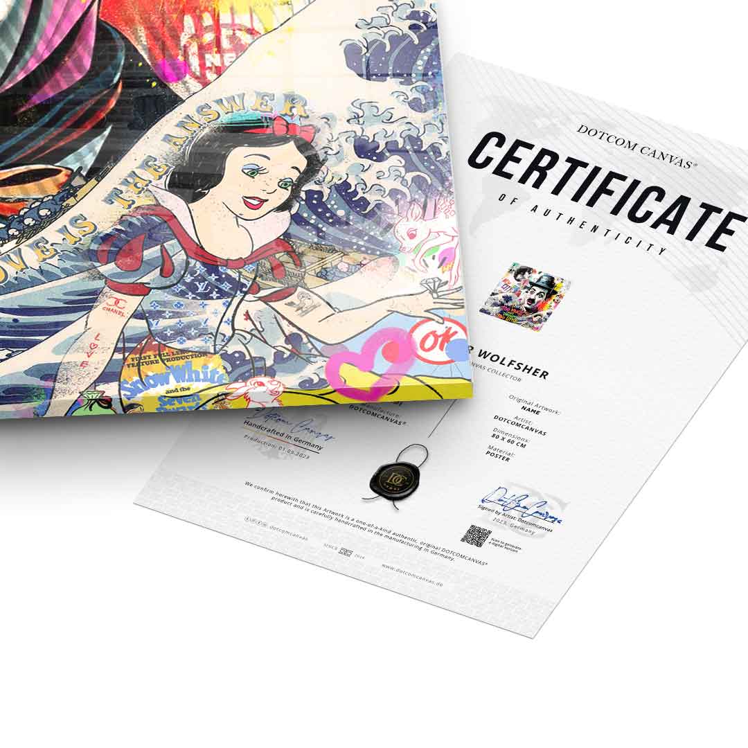 Chaplin Collage - Acrylic glass