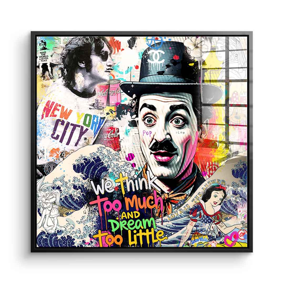 Chaplin Collage - Acrylic glass