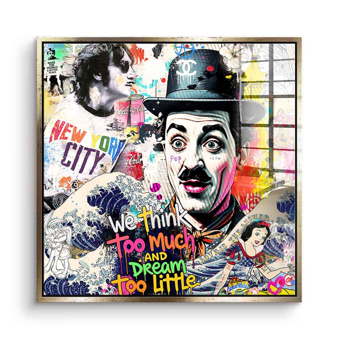 Chaplin Collage - Acrylic glass