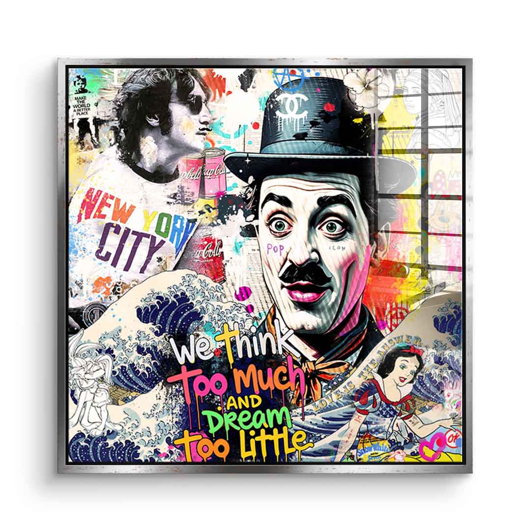 Chaplin Collage - Acrylic glass