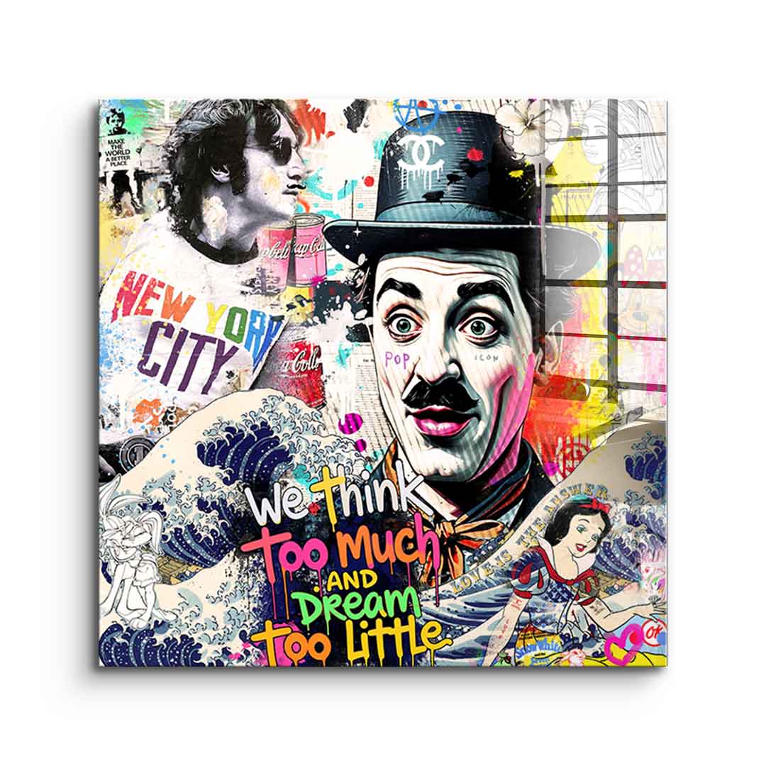 Chaplin Collage - Acrylic glass