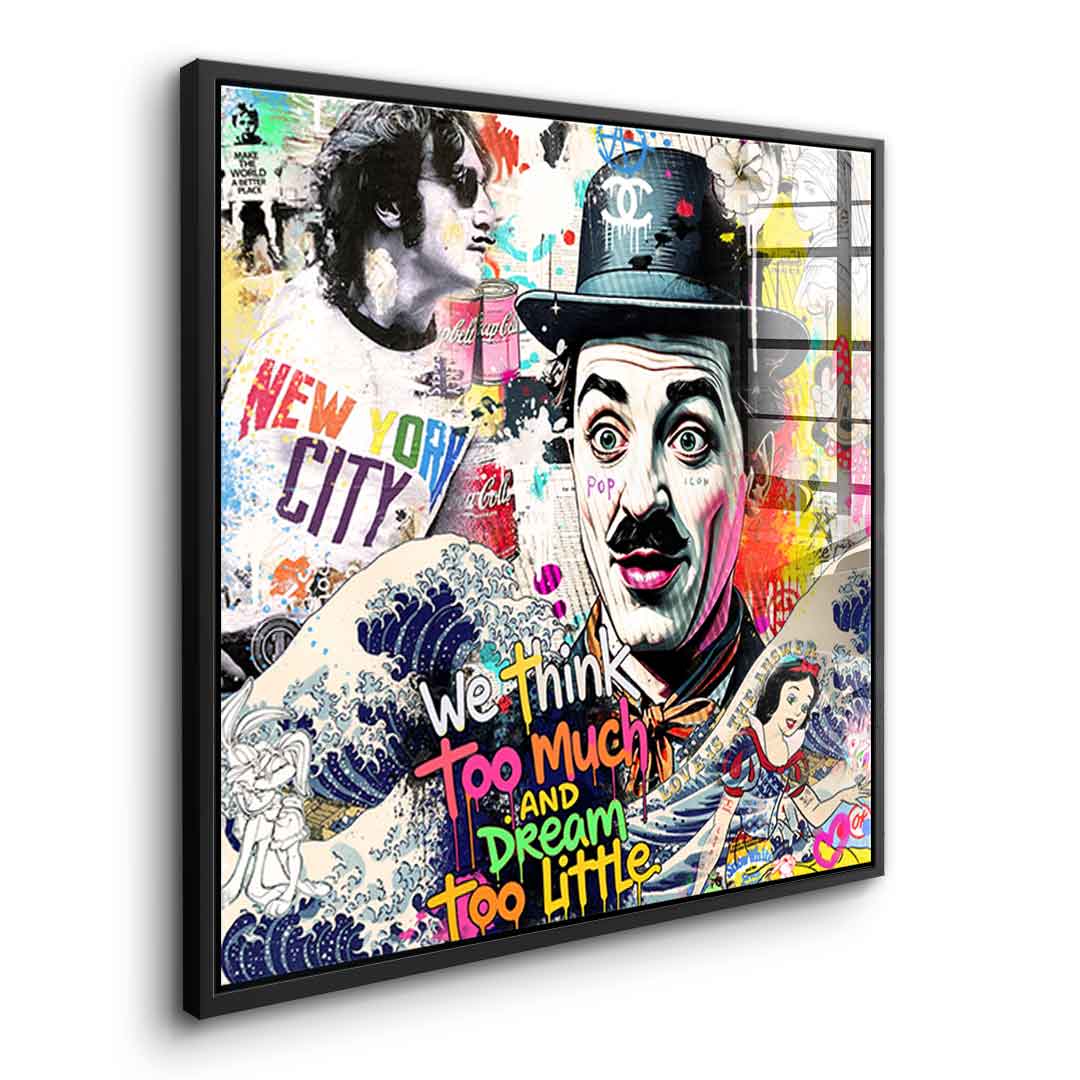 Chaplin Collage - Acrylic glass