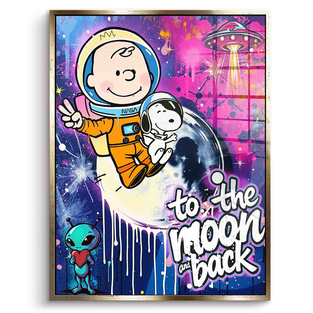 Charlie Snoopy - Acrylglas