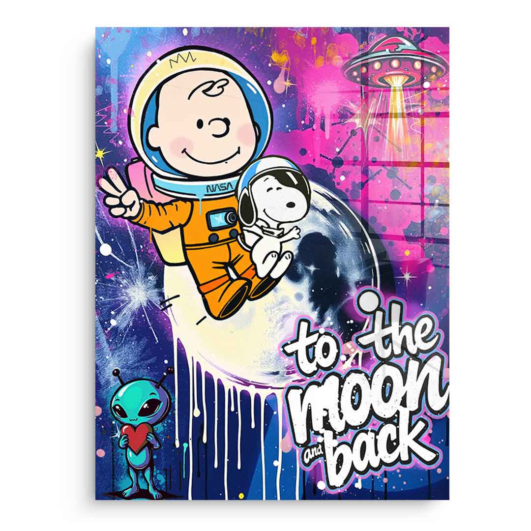 Charlie Snoopy - Acrylglas