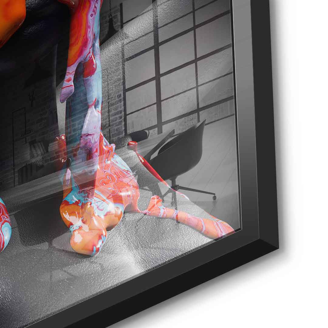 Chromatic Cascade - Acrylic glass