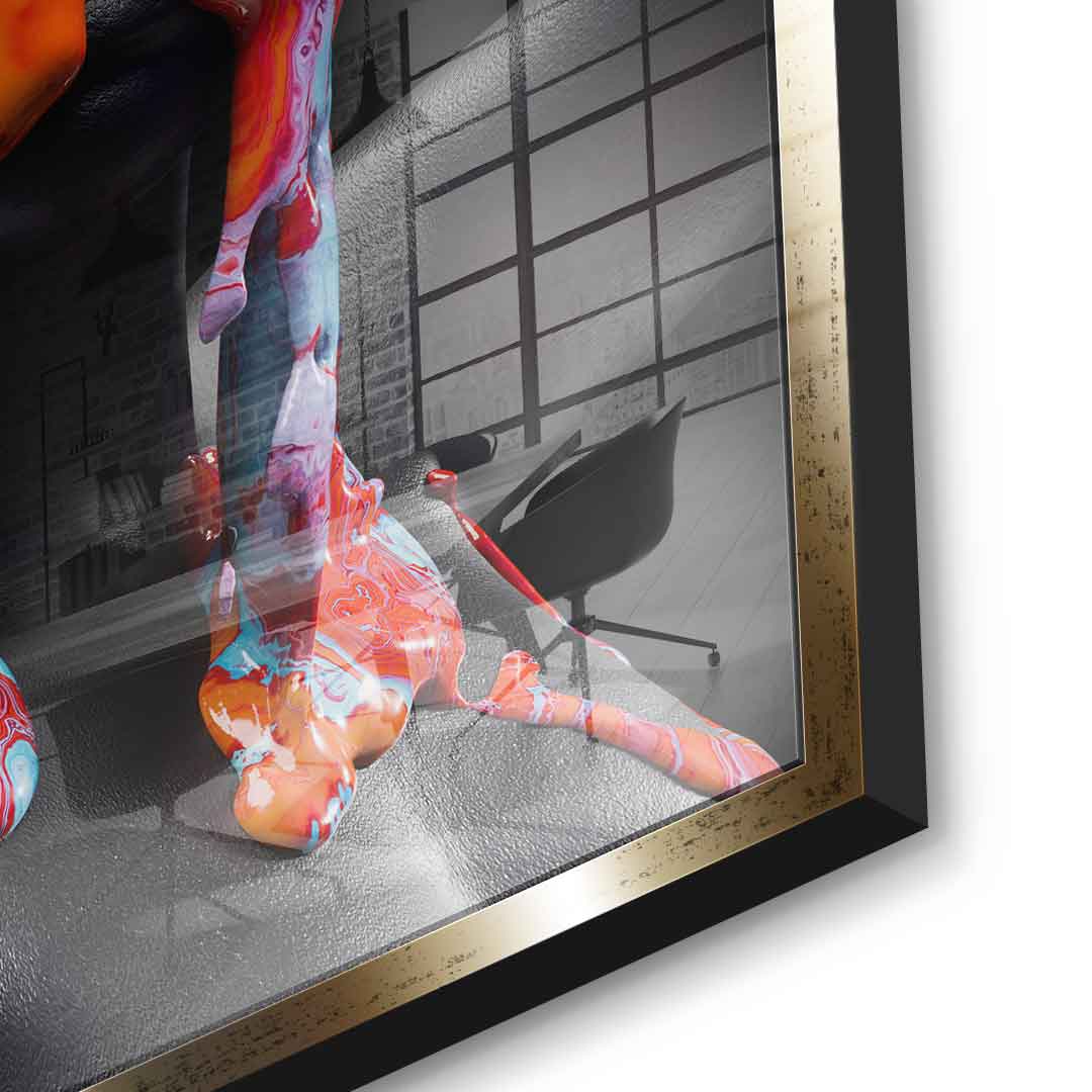 Chromatic Cascade - Acrylic glass