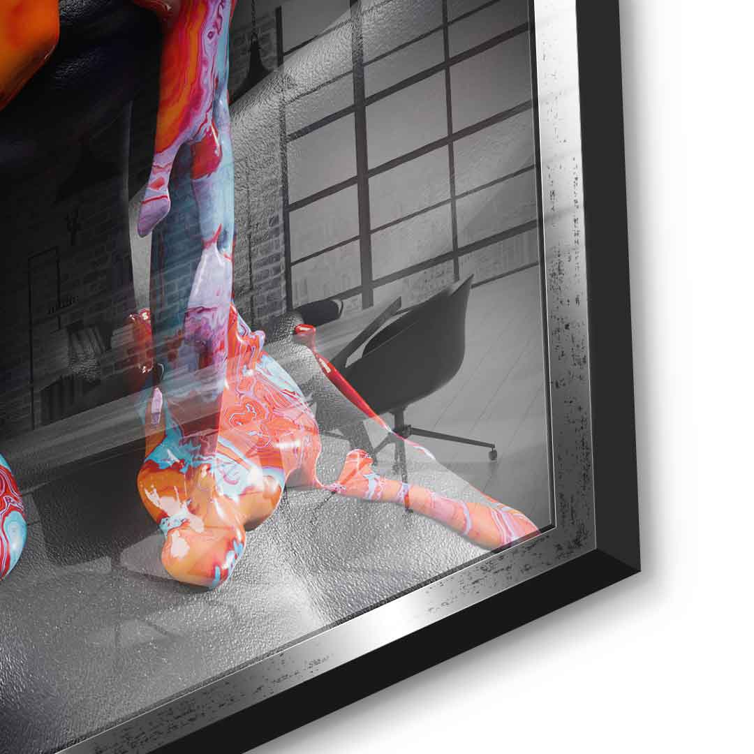 Chromatic Cascade - Acrylic glass