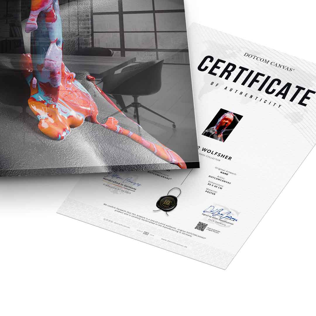 Chromatic Cascade - Acrylic glass