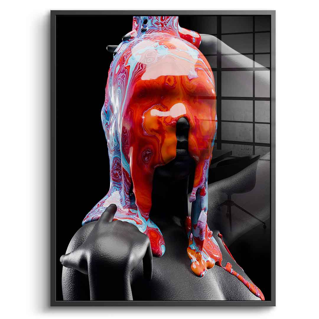 Chromatic Cascade - Acrylic glass