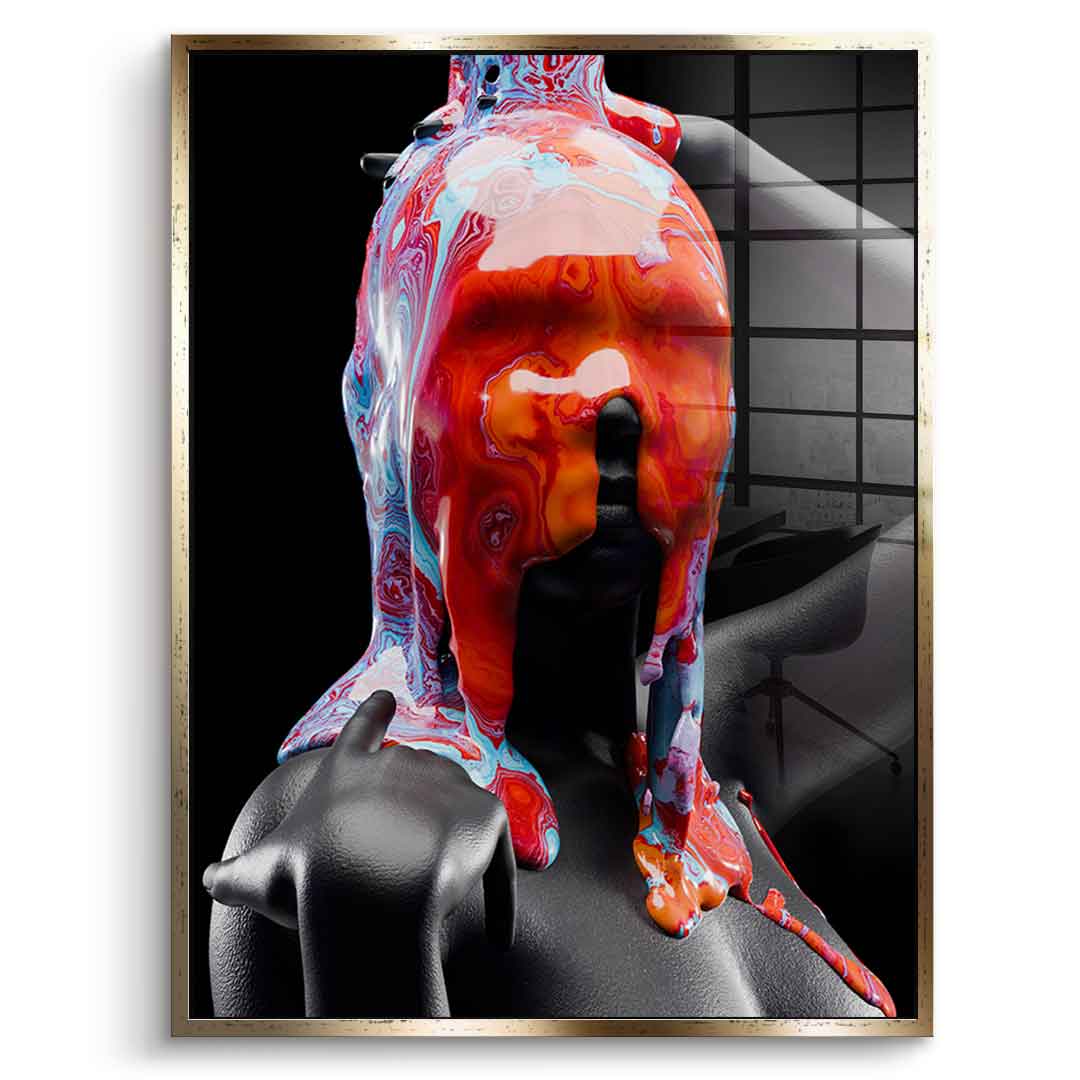 Chromatic Cascade - Acrylic glass