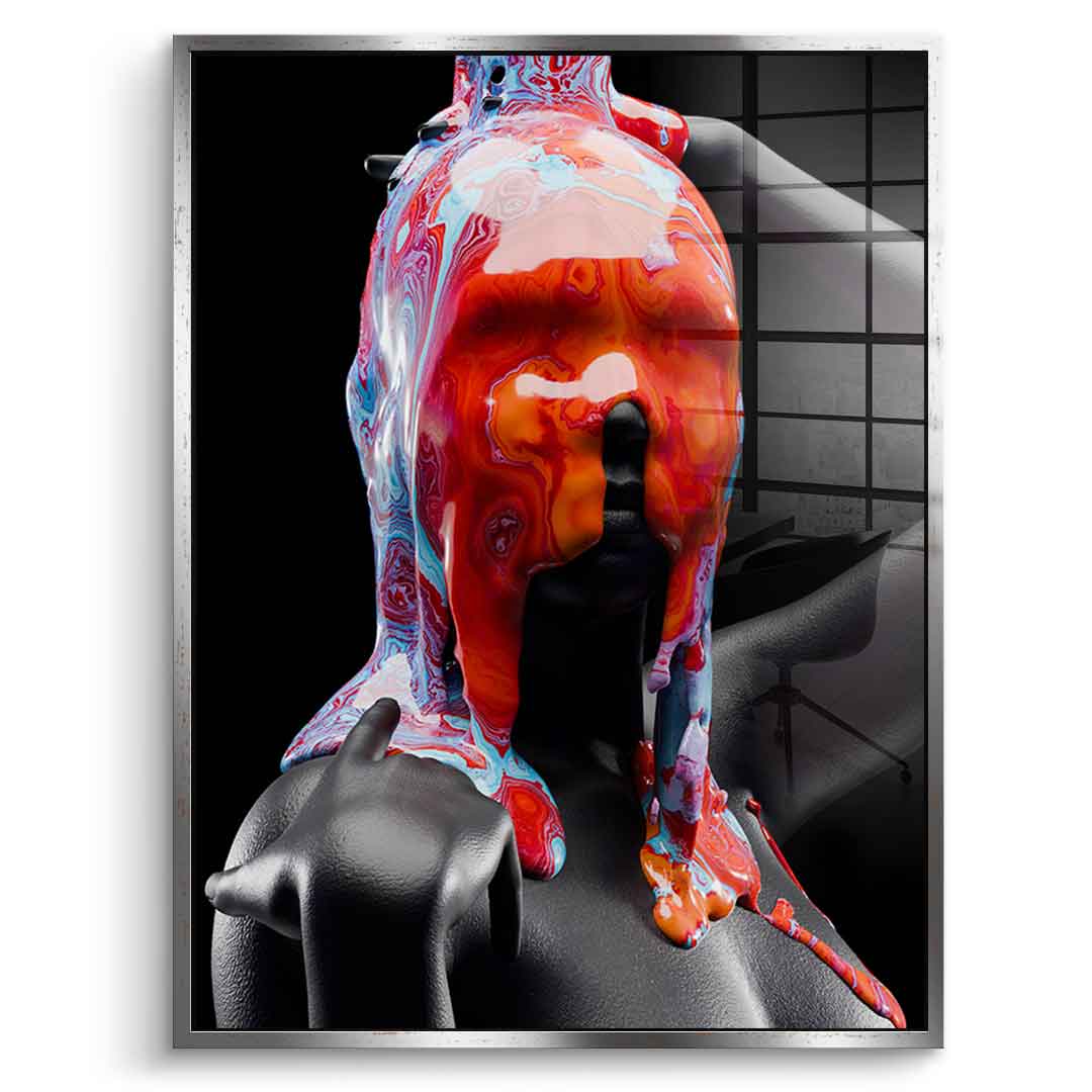 Chromatic Cascade - Acrylic glass