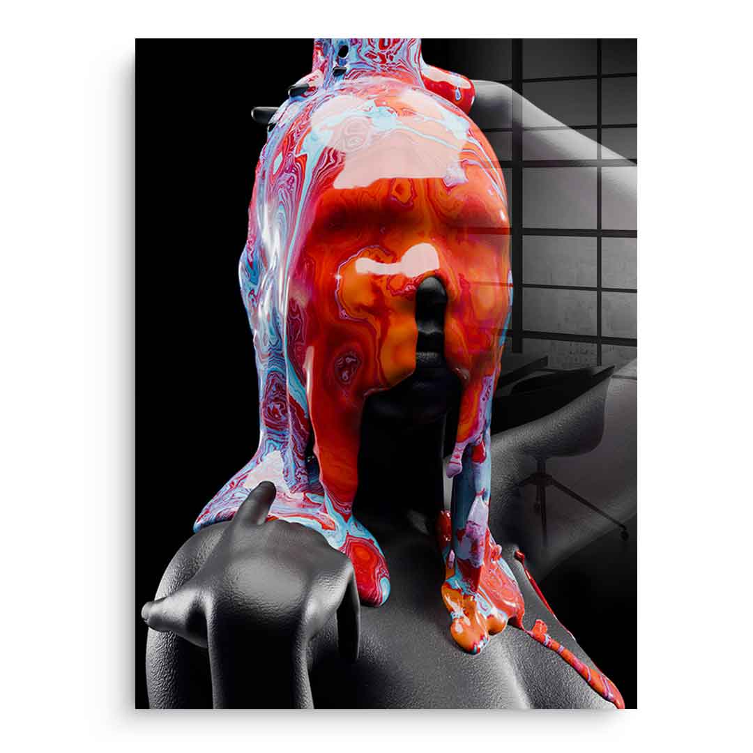 Chromatic Cascade - Acrylic glass