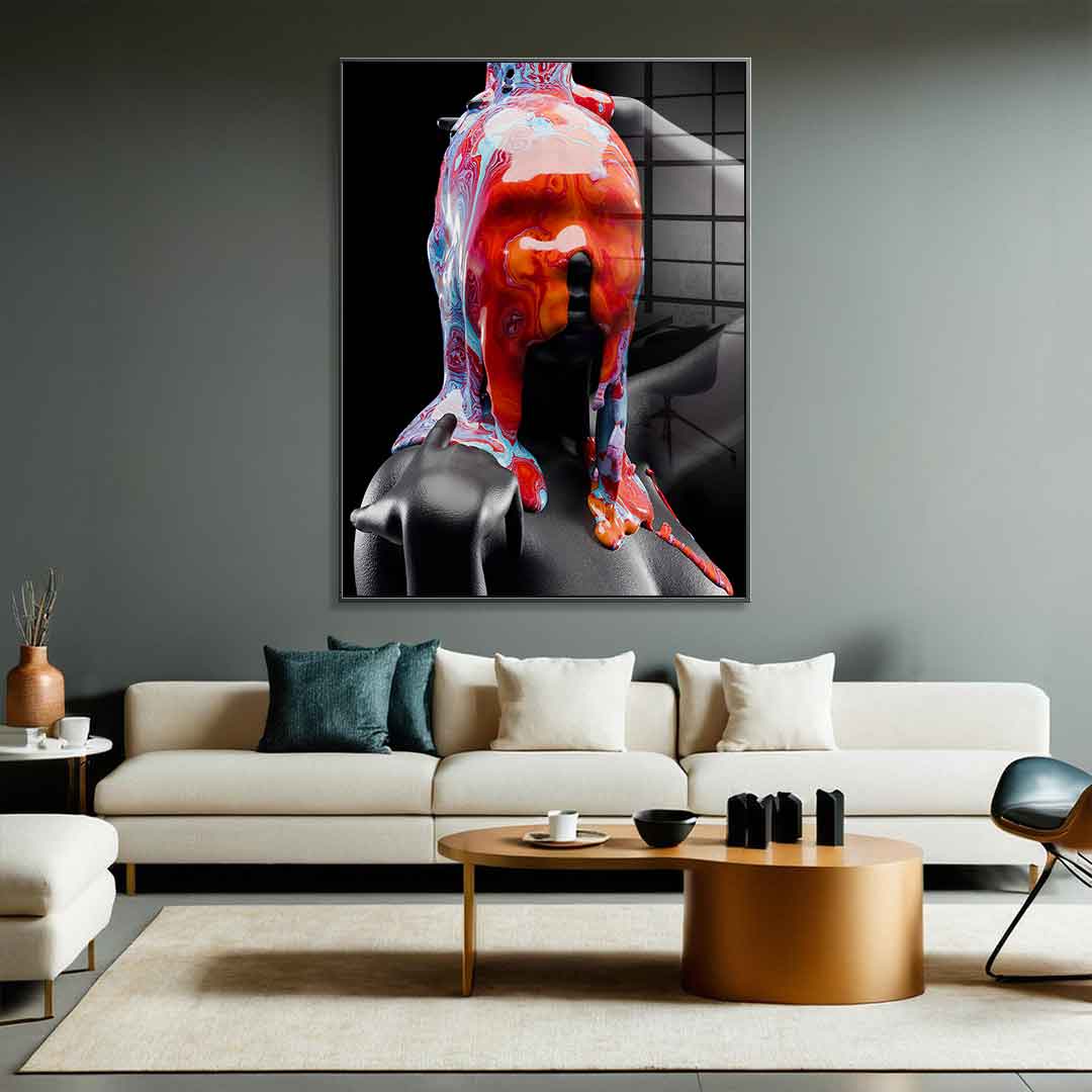 Chromatic Cascade - Acrylic glass