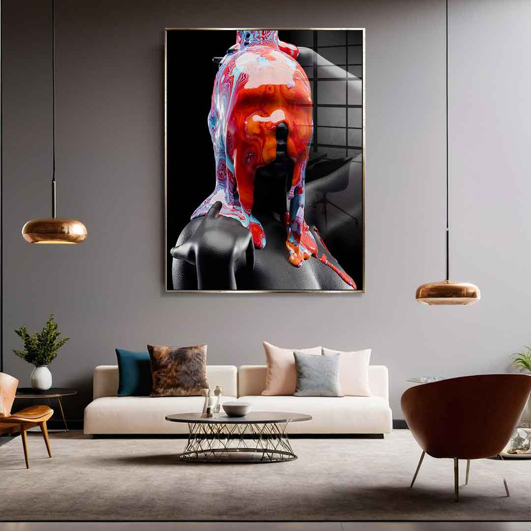 Chromatic Cascade - Acrylic glass