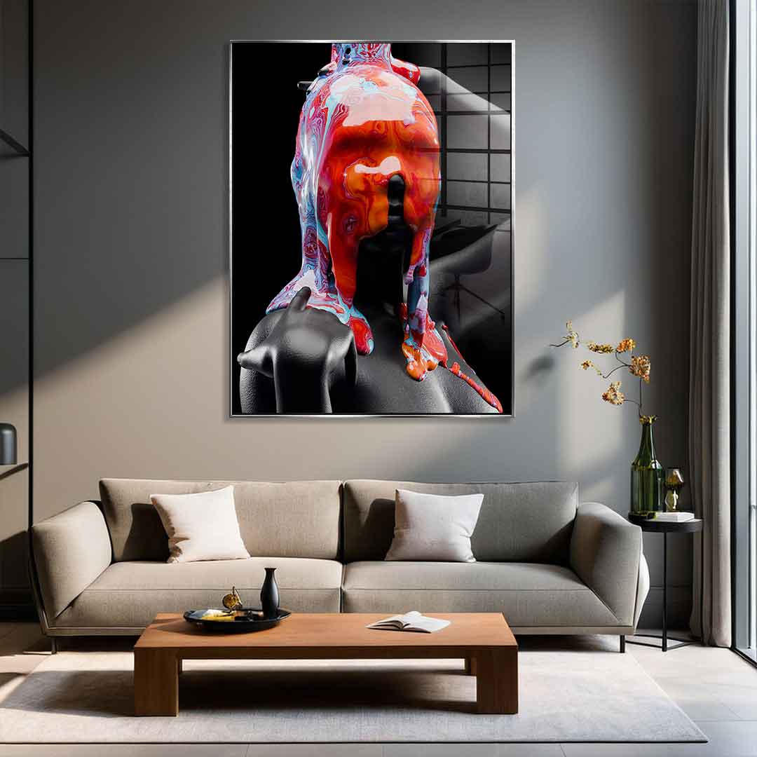 Chromatic Cascade - Acrylic glass