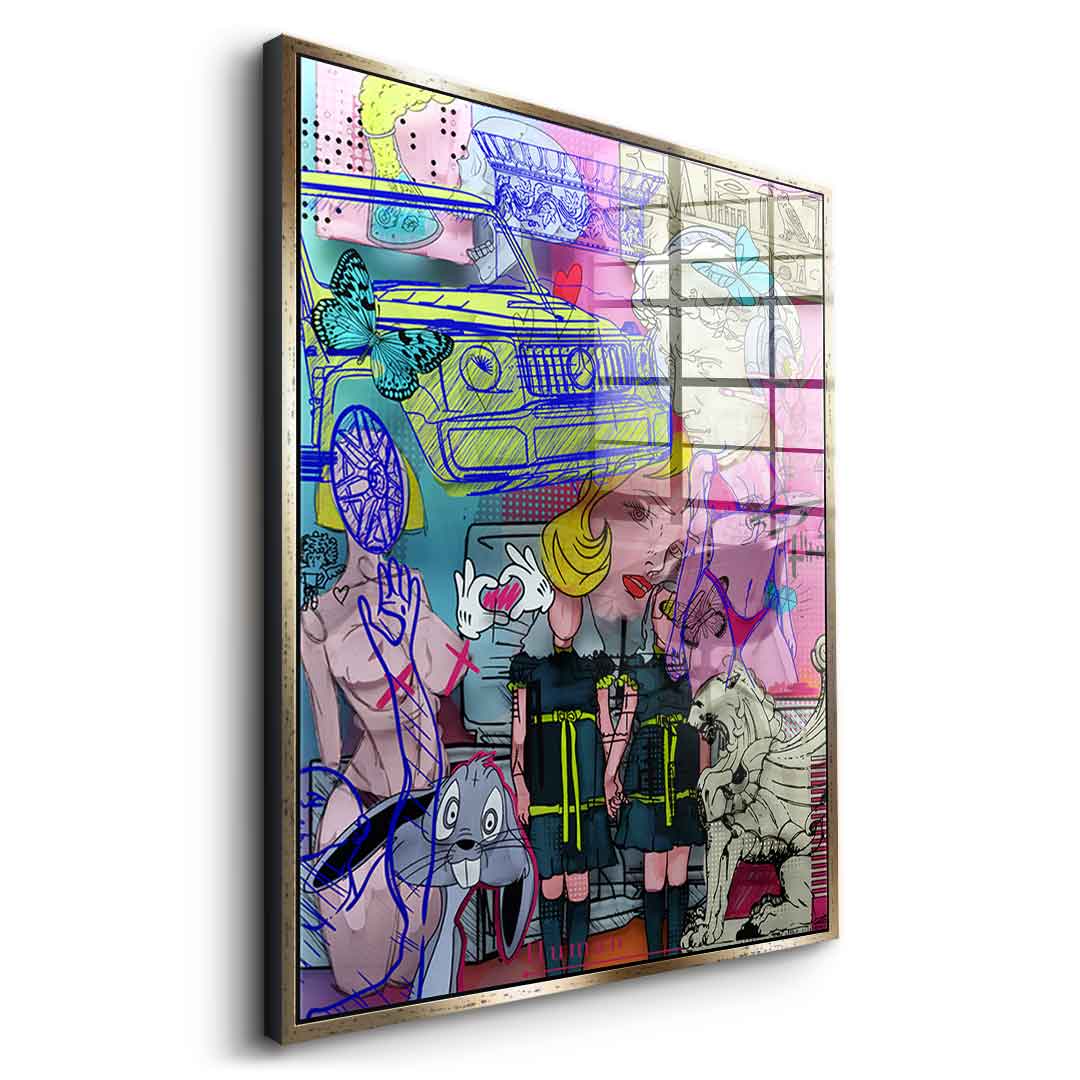 Chronical of Contrast - acrylic glass