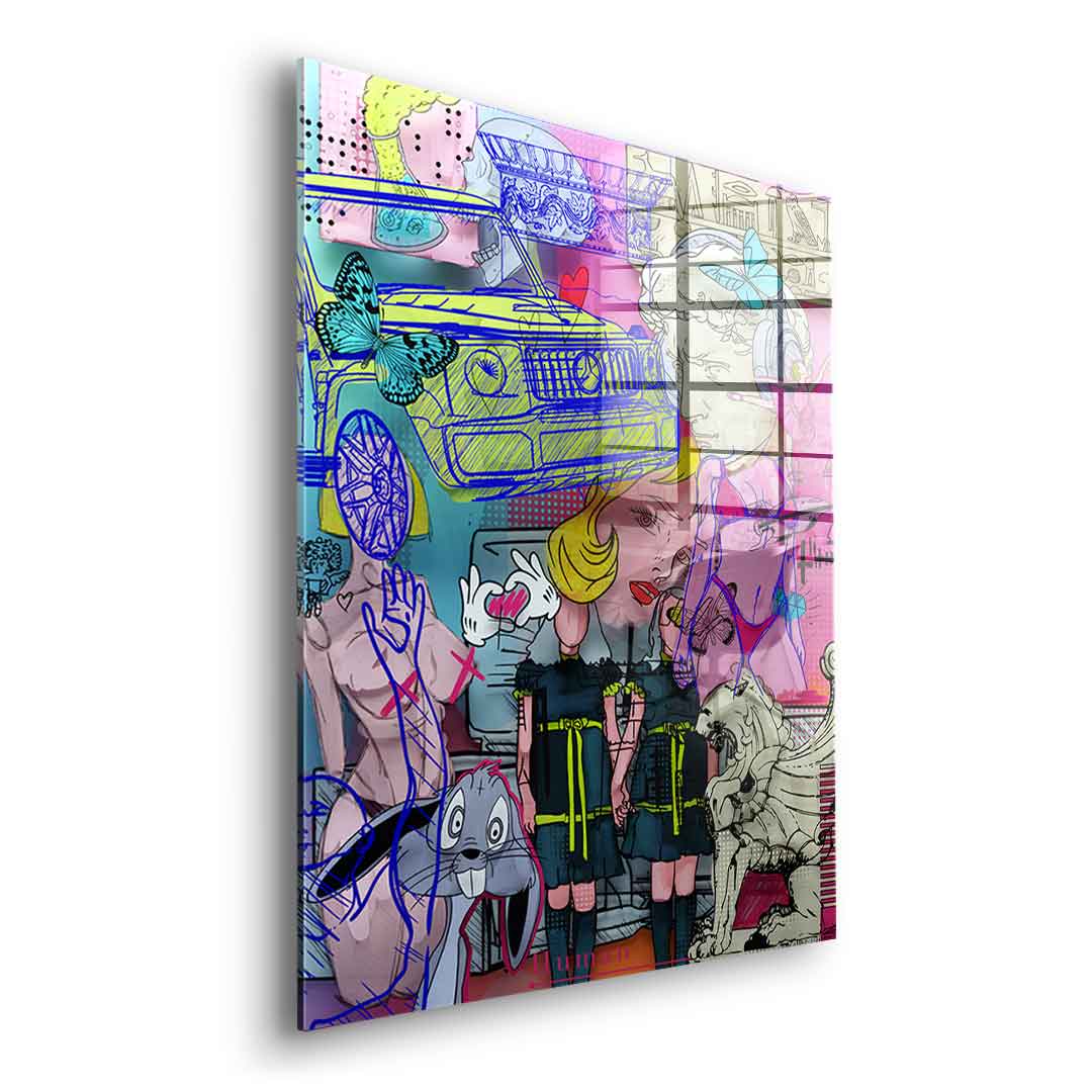 Chronical of Contrast - acrylic glass