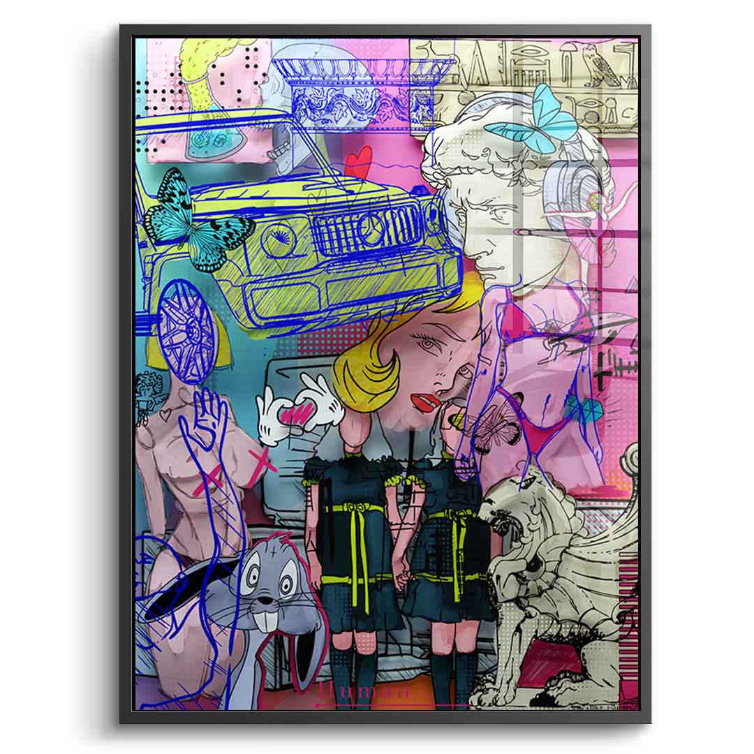 Chronical of Contrast - acrylic glass