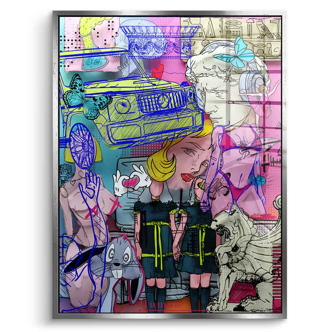 Chronical of Contrast - acrylic glass