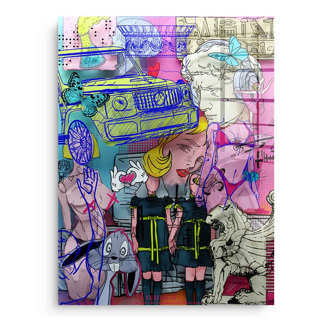 Chronical of Contrast - acrylic glass