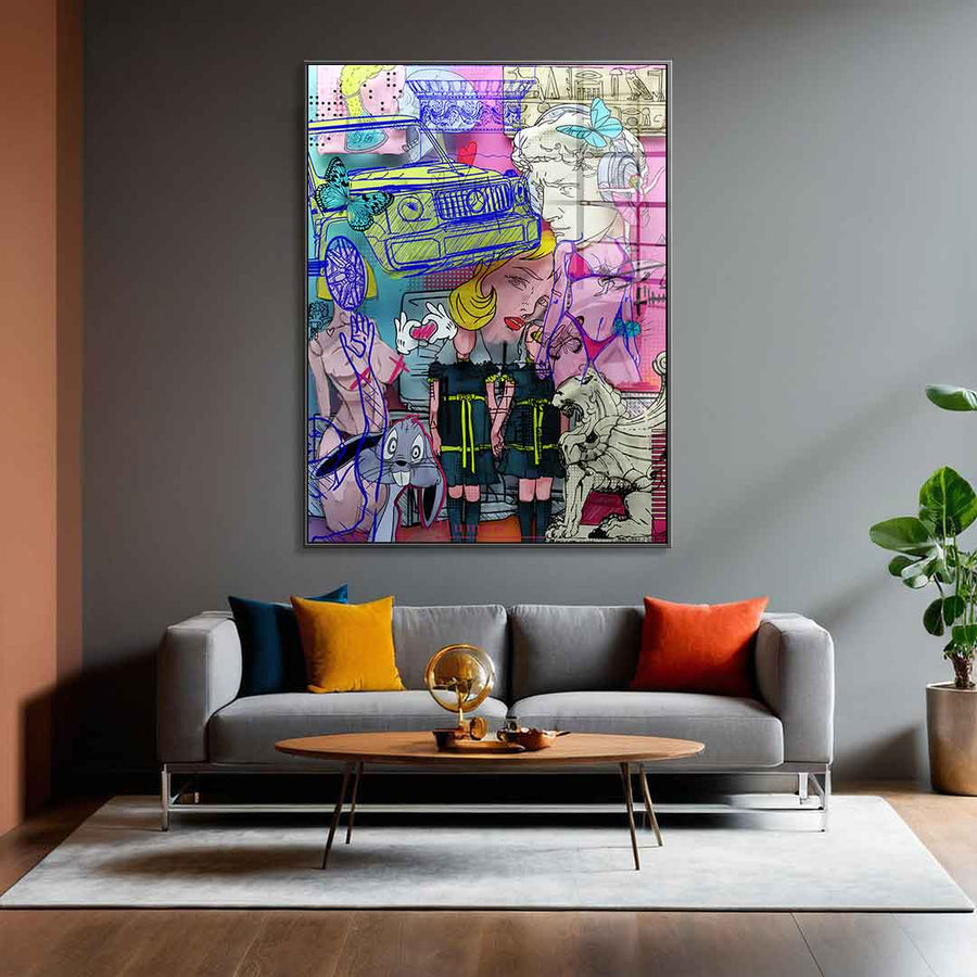 Chronical of Contrast - acrylic glass