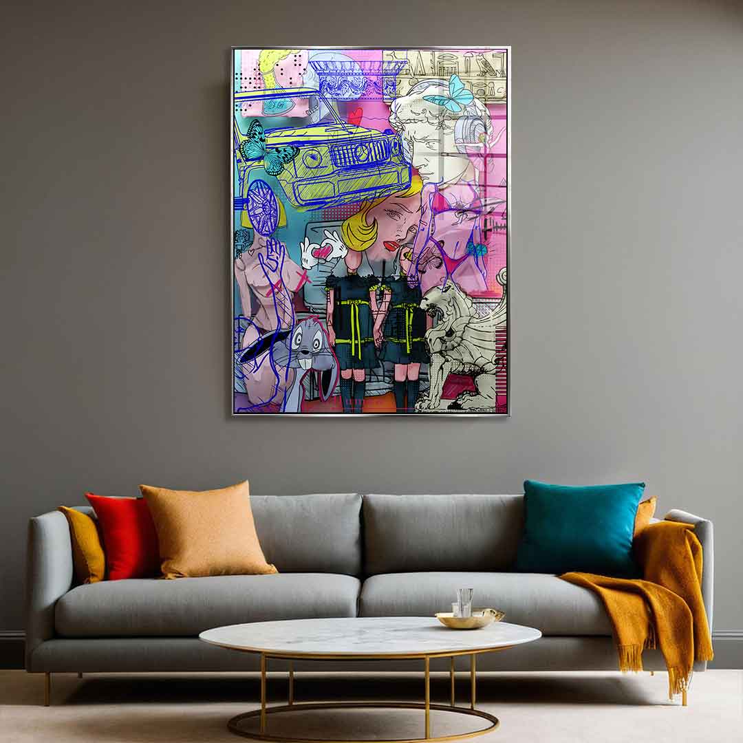 Chronical of Contrast - acrylic glass