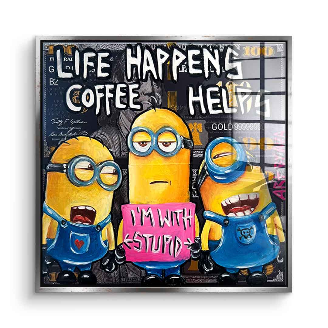 Coffee helps - Acrylic glass