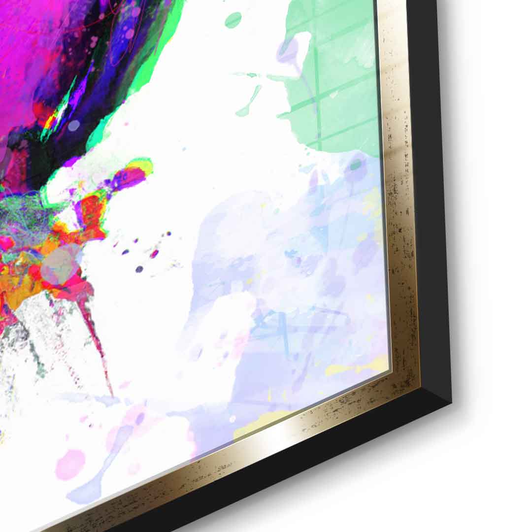 Colorful Parrot - Acrylglas
