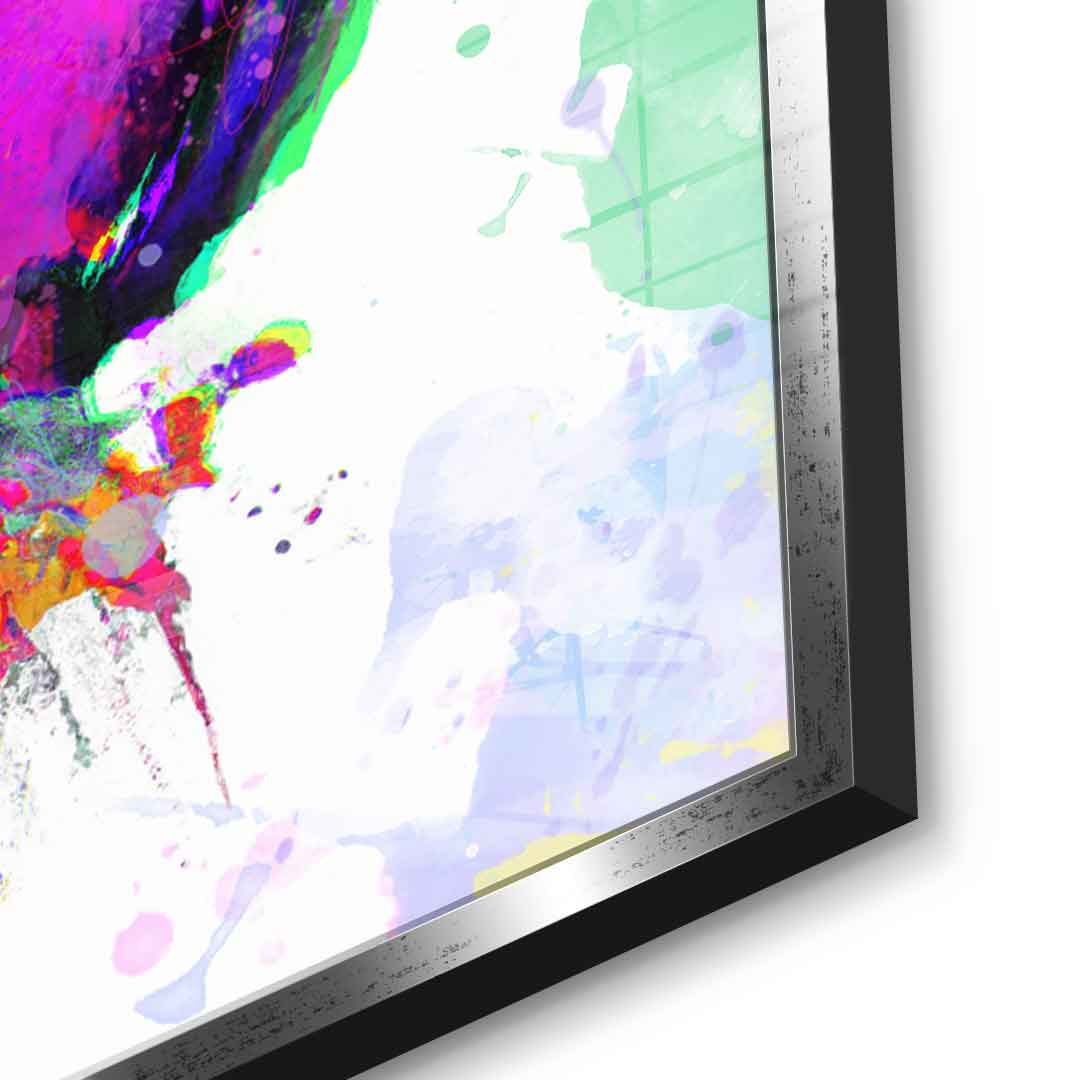 Colorful Parrot - Acrylglas