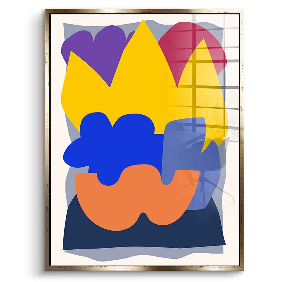 Colorful Splash 2 - Acrylic glass