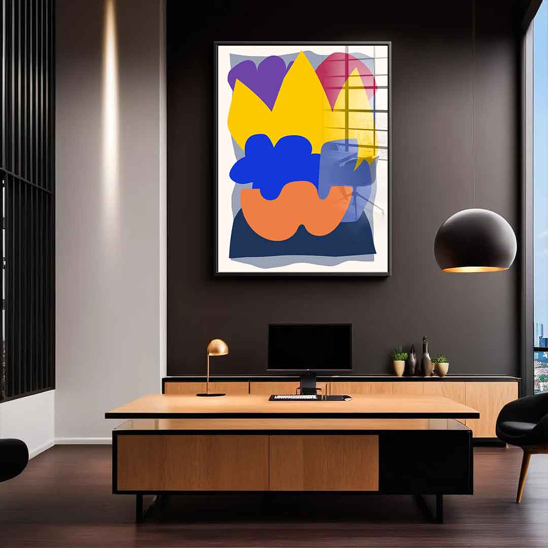 Colorful Splash 2 - Acrylic glass