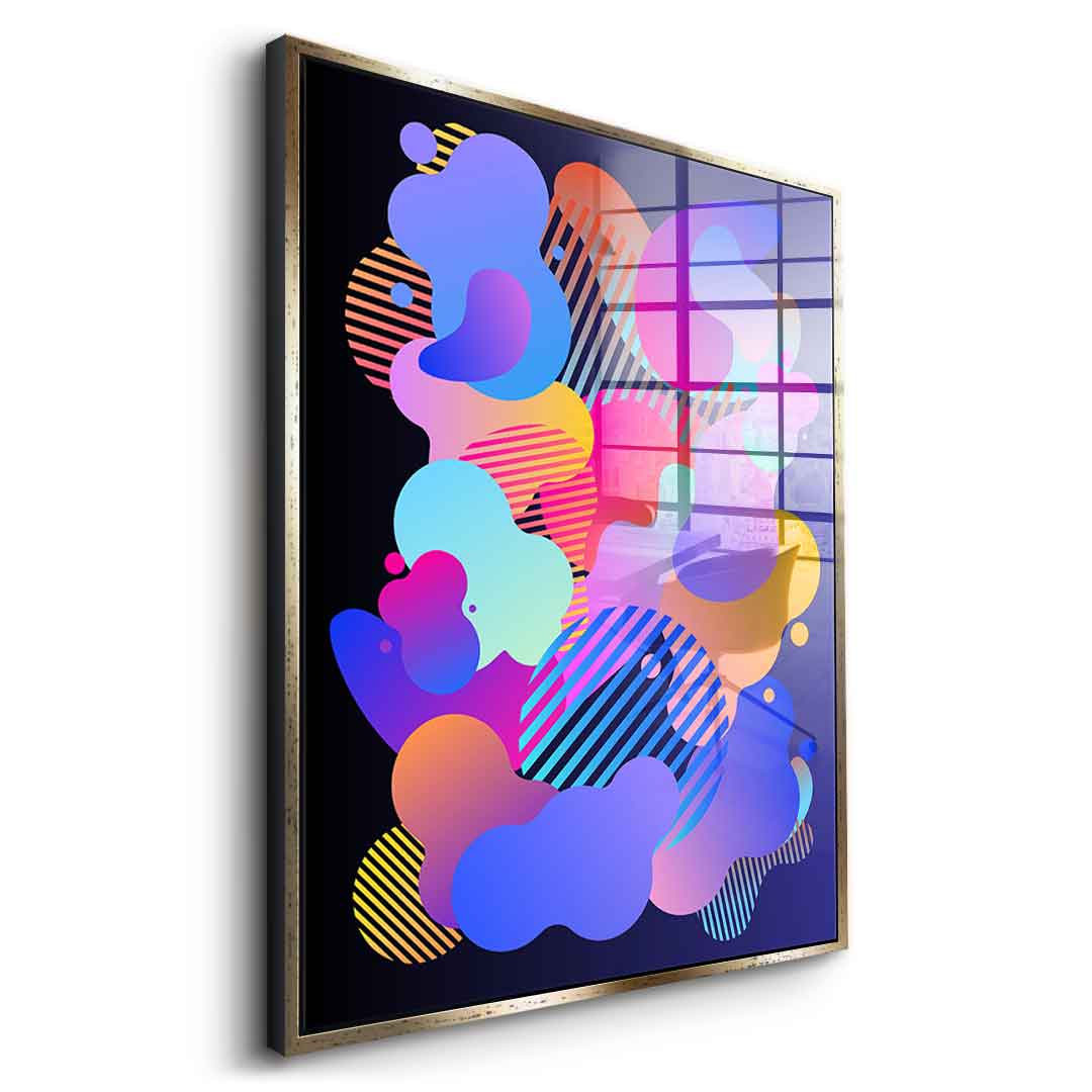 Colorful Splash - acrylic glass