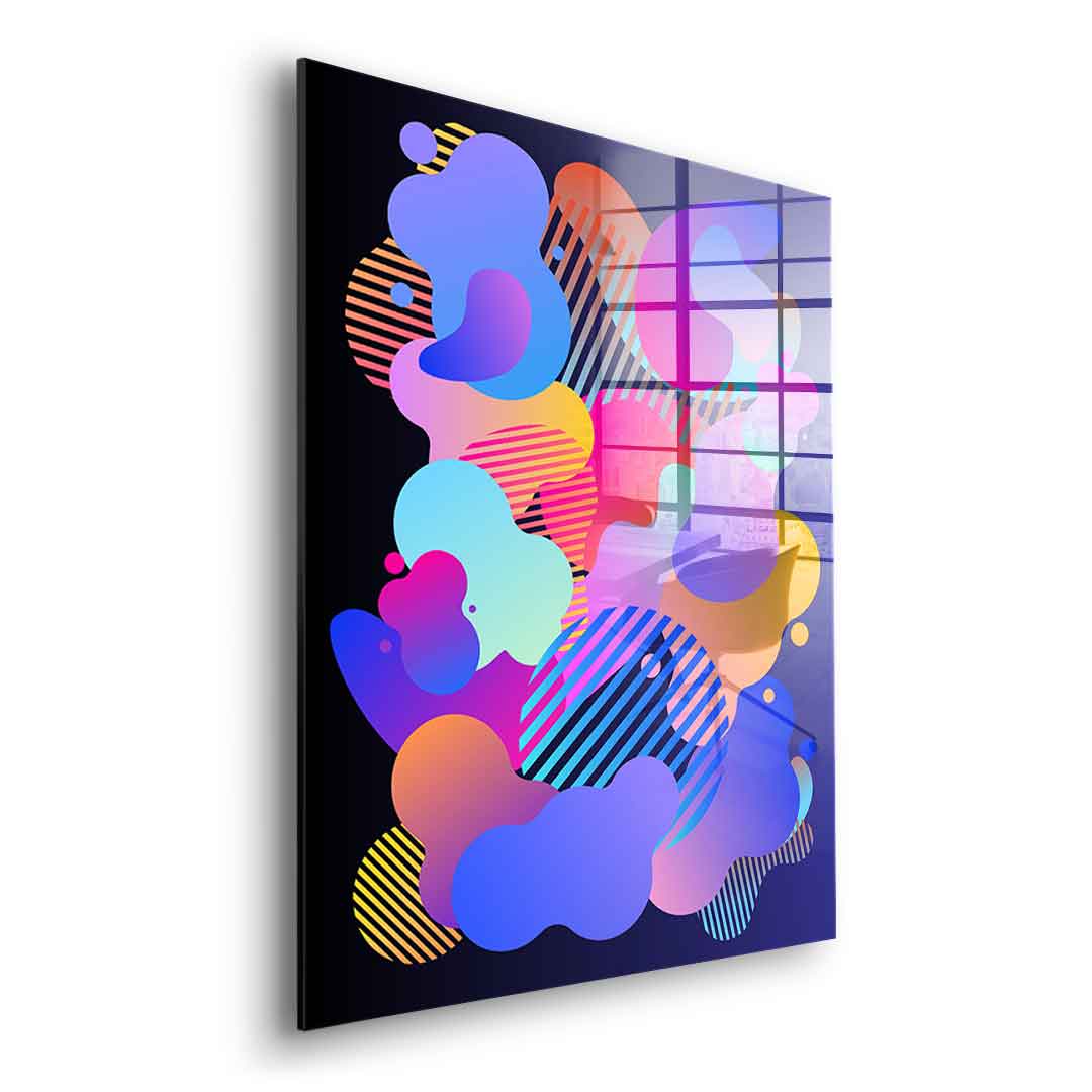 Colorful Splash - acrylic glass