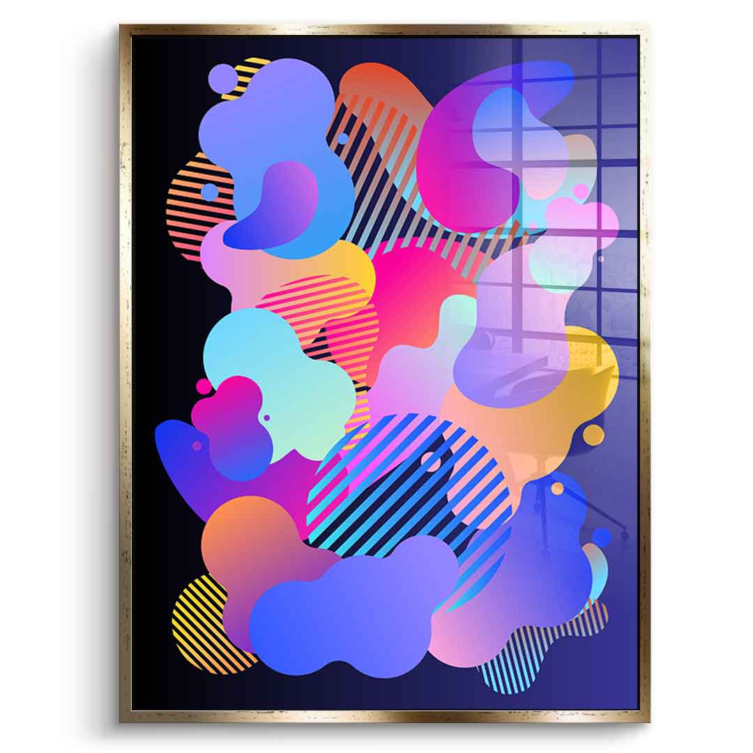 Colorful Splash - Acrylic glass