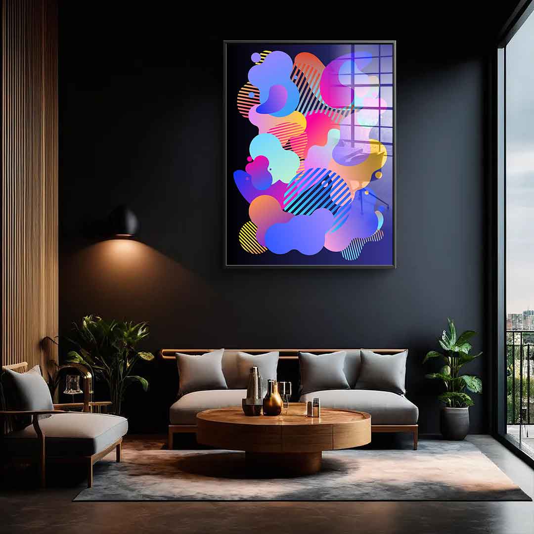 Colorful Splash - Acrylic glass