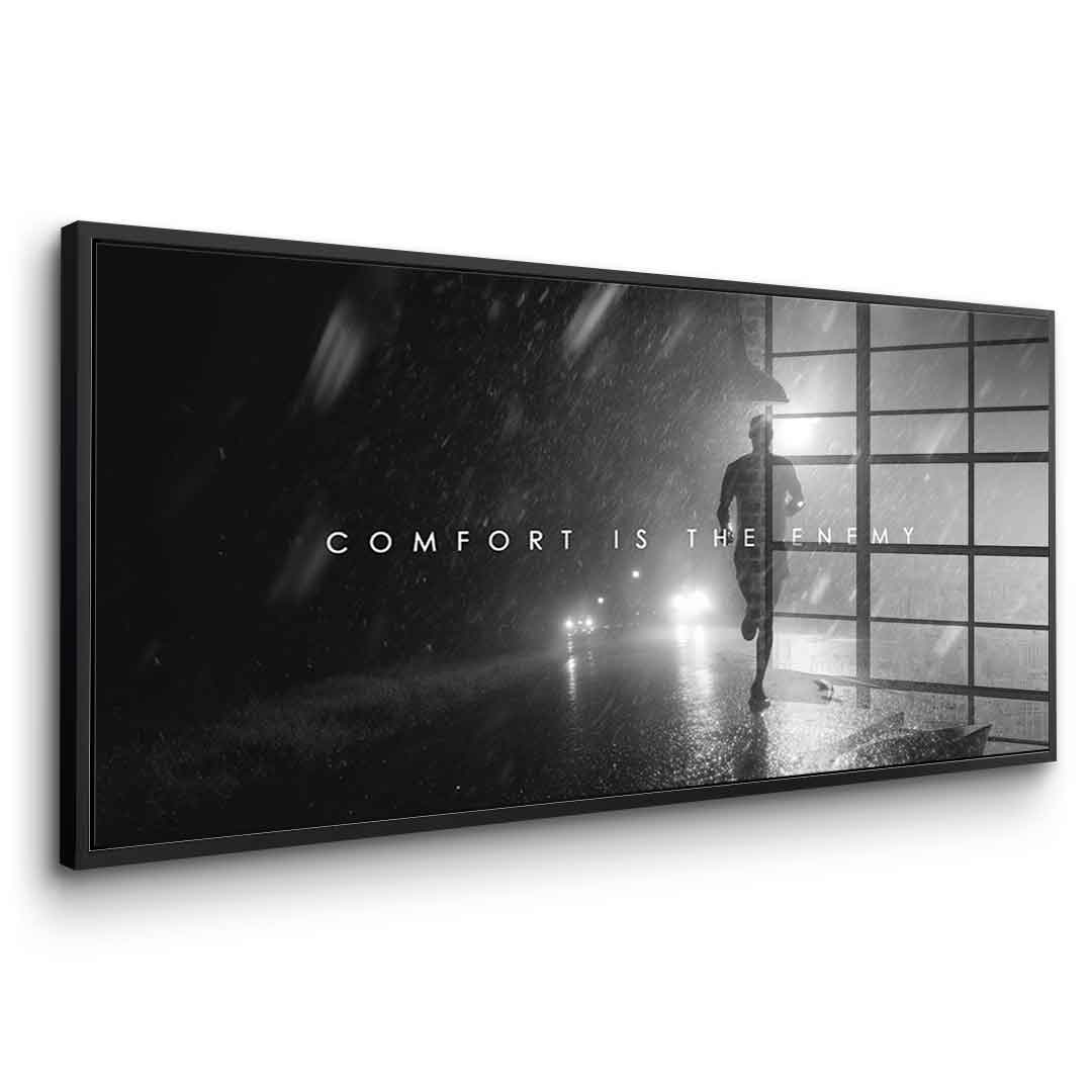 Comfort is the Enemy - Acrylglas