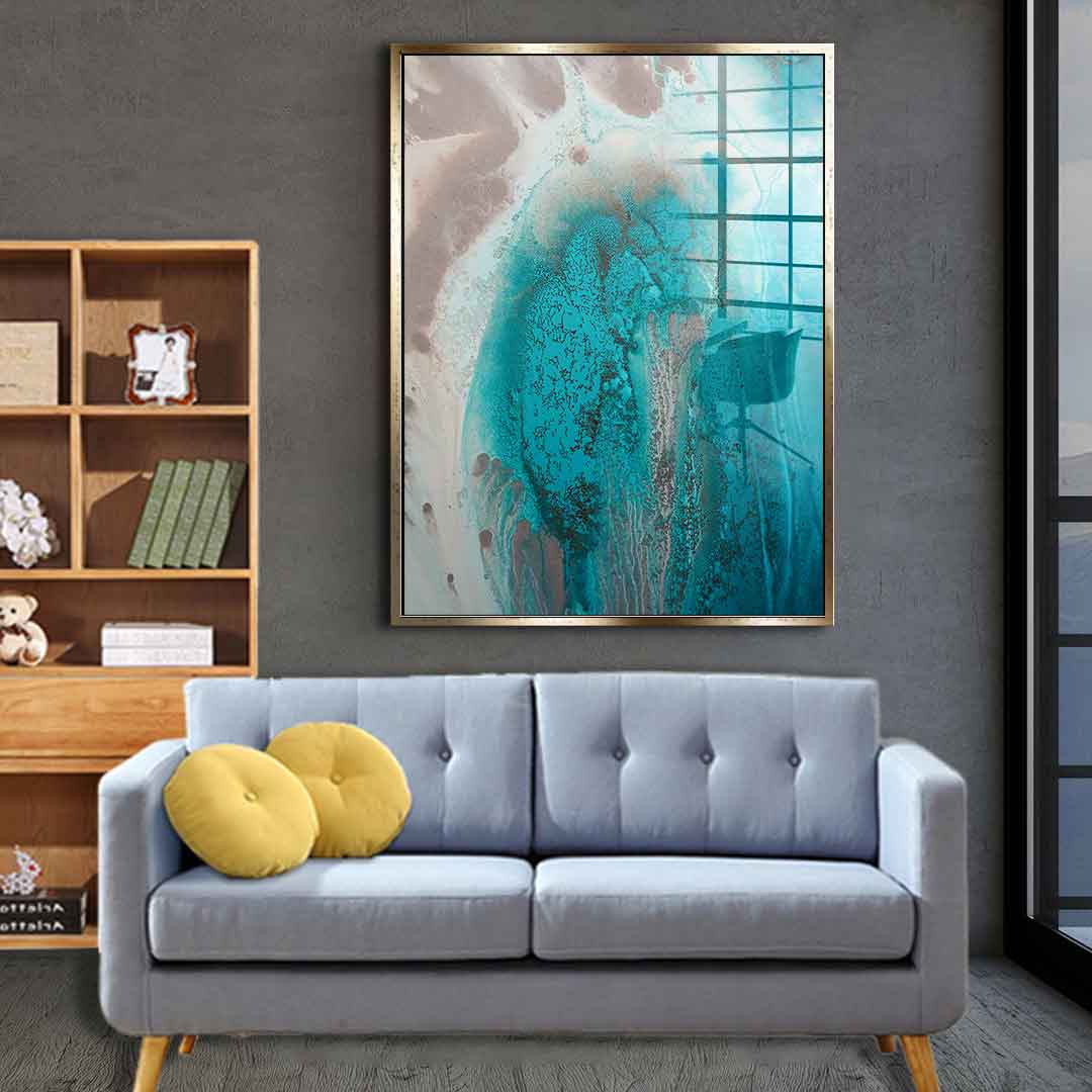 Coral Sea Flow 1 - Acrylic glass